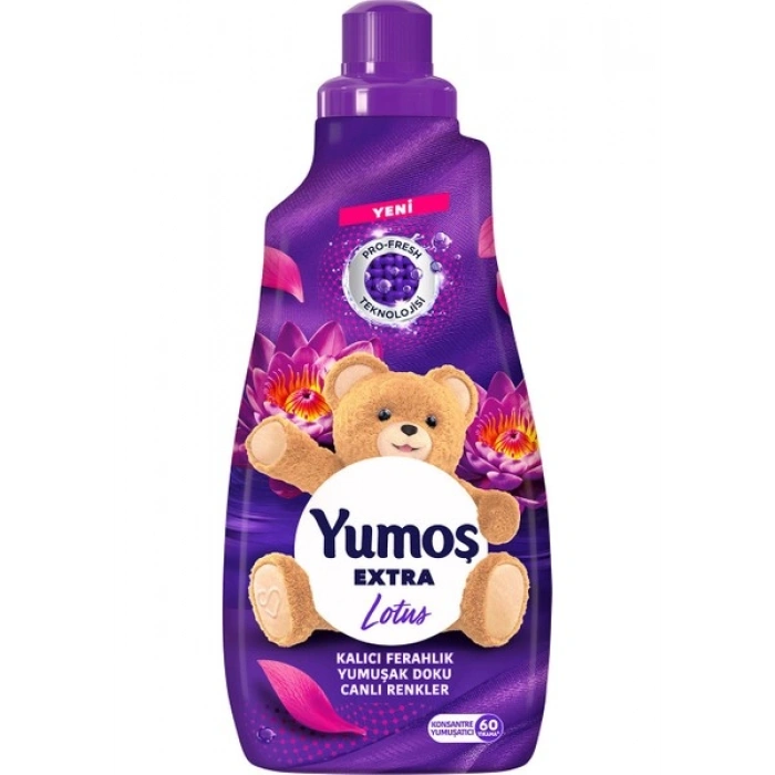 Yumoş Extra Çamaşır Yumuşatıcı Lotus ml 1440 ml 60 Yıkama