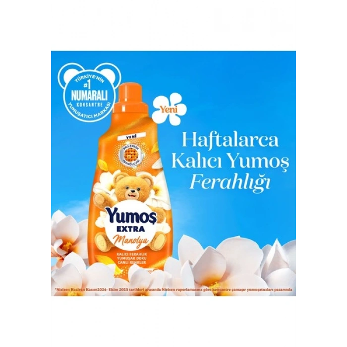 Yumoş Extra Çamaşır Yumuşatıcı Manolya 1440 ml 60 Yıkama