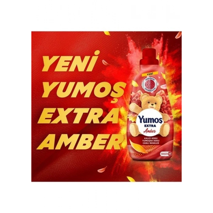 Yumoş Extra Çamaşır Yumuşatıcısı Amber 1440 ml 2 Adet Yumoş Amber 1440