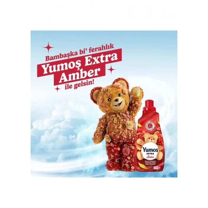 Yumoş Extra Konsantre Çamaşır Yumuşatıcı Amber 1440 ml 60 Yıkama