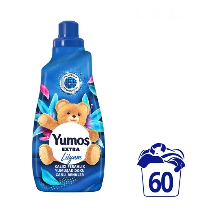 Yumoş Extra Konsantre Çamaşır Yumuşatıcı Lilyum 1440 ml 60 Yıkama