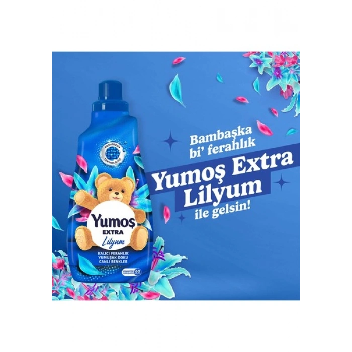 Yumoş Extra Konsantre Çamaşır Yumuşatıcı Lilyum 1440 ml 60 Yıkama