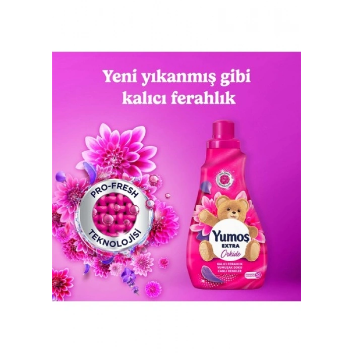 Yumoş Extra Konsantre Çamaşır Yumuşatıcı Orkide 1008 ml 42 Yıkama