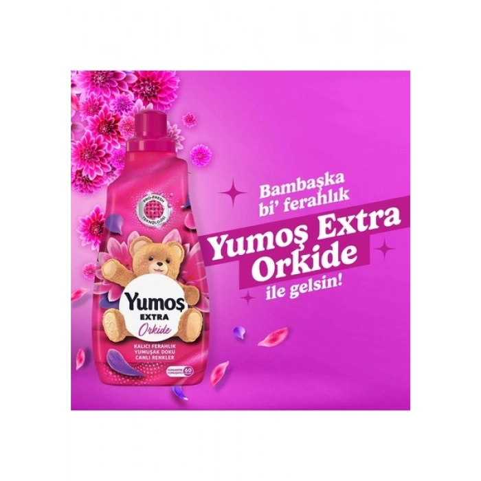 Yumoş Extra Konsantre Çamaşır Yumuşatıcı Orkide 1440 ml 60 Yıkama