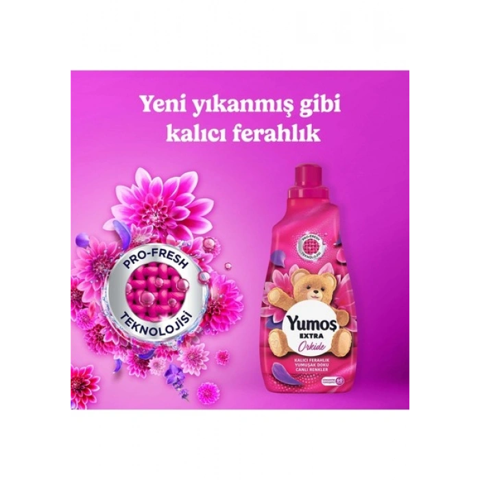 Yumoş Extra Konsantre Çamaşır Yumuşatıcı Orkide 1440 ml 60 Yıkama