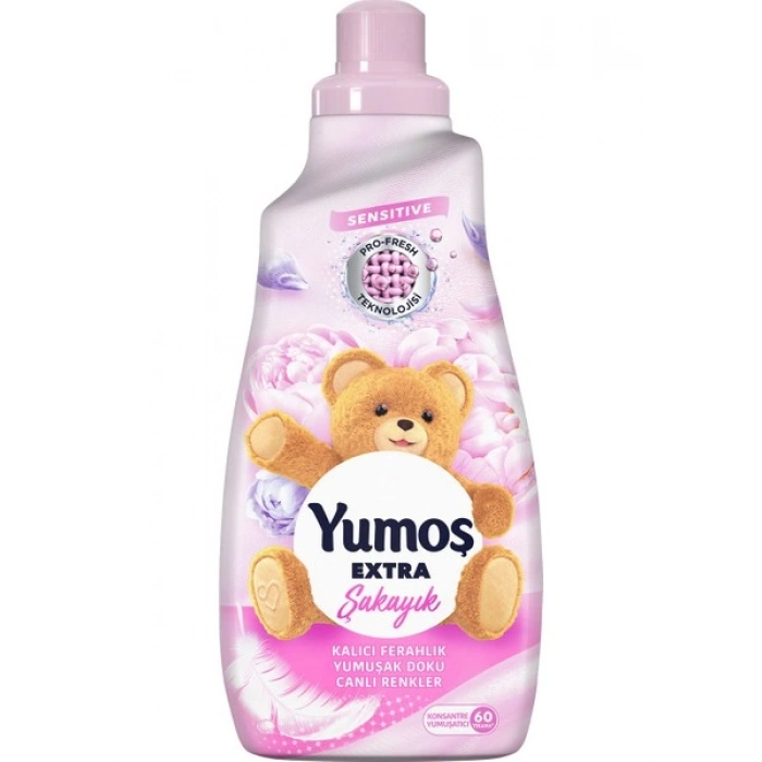 Yumoş Extra Konsantre Çamaşır Yumuşatıcı Şakayık 1440 ml 60 Yıkama