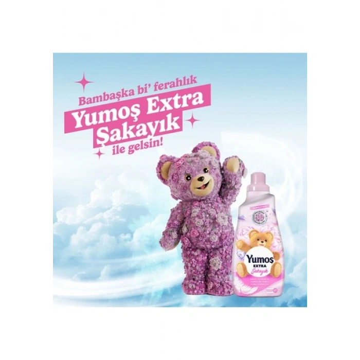 Yumoş Extra Konsantre Çamaşır Yumuşatıcı Şakayık 1440 ml 60 Yıkama