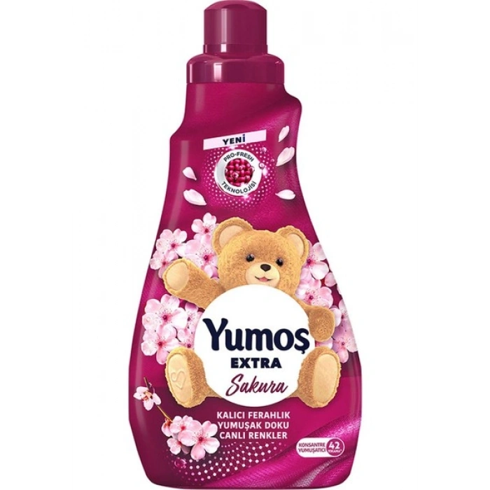 Yumoş Extra Konsantre Çamaşır Yumuşatıcı Sakura 1008 ml 42 Yıkama