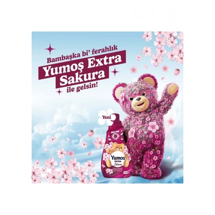 Yumoş Extra Konsantre Çamaşır Yumuşatıcı Sakura 1008 ml 42 Yıkama
