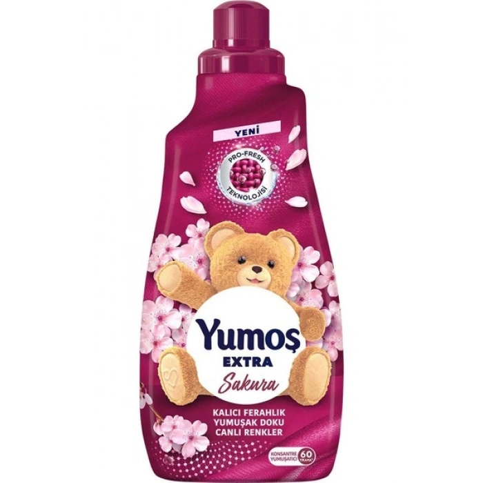 Yumoş Extra Konsantre Çamaşır Yumuşatıcı Sakura1440 ml 60 Yıkama