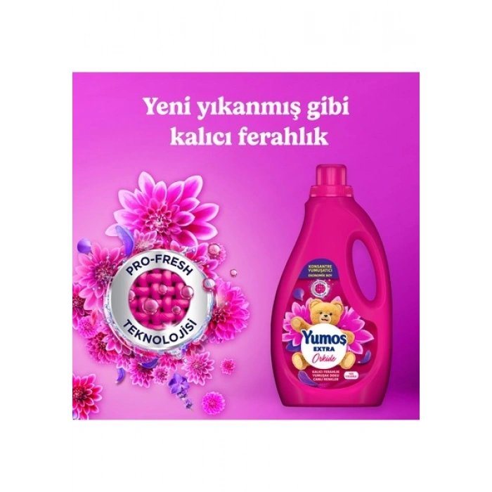 Yumoş Extra Konsantre Çamaşır Yumuşatıcısı Orkide 2520ML