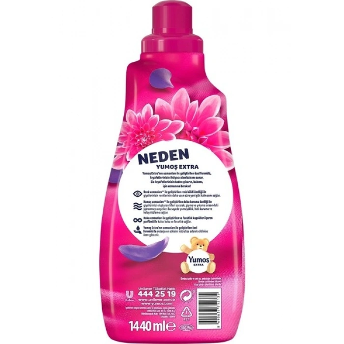 Yumoş Extra Orkide Konsantre Çamaşır Yumuşatıcı 1440 ml 60 Yıkama X2