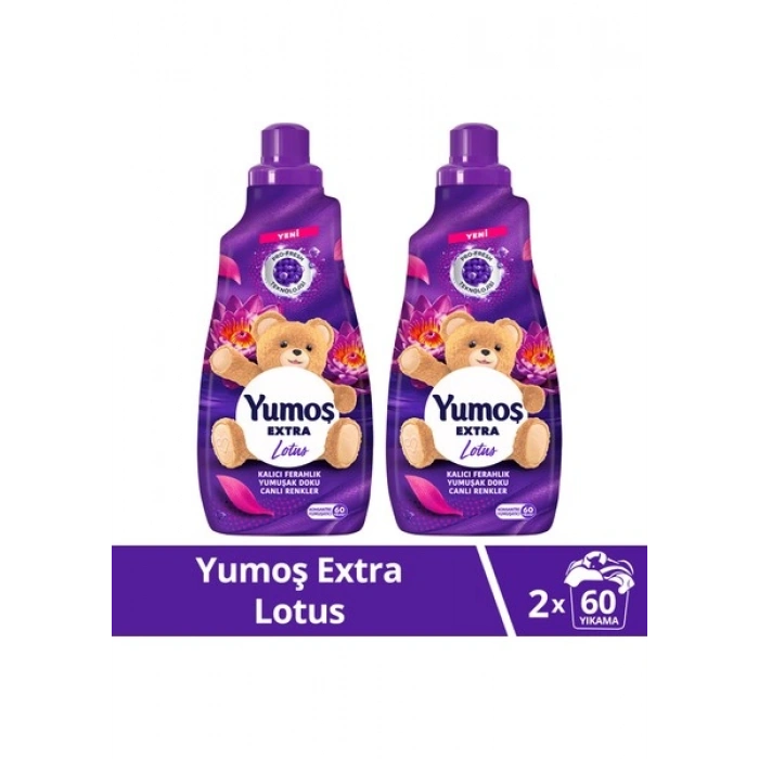 Yumoş Extra Yumuşatıcı Lotus 1440 ml x2