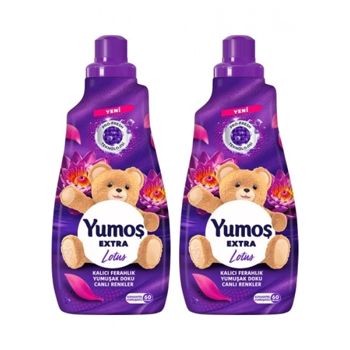 Yumoş Extra Yumuşatıcı Lotus 1440 ml x2