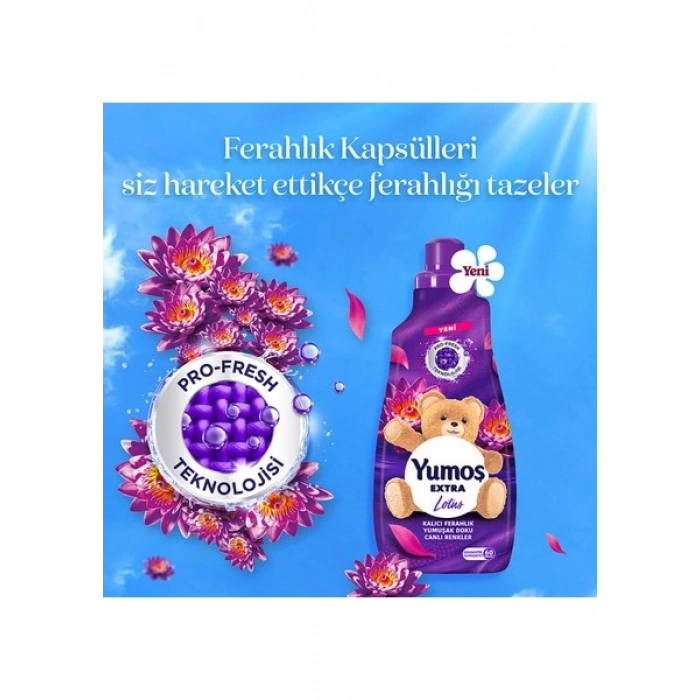 Yumoş Extra Yumuşatıcı Lotus 1440 ml x2