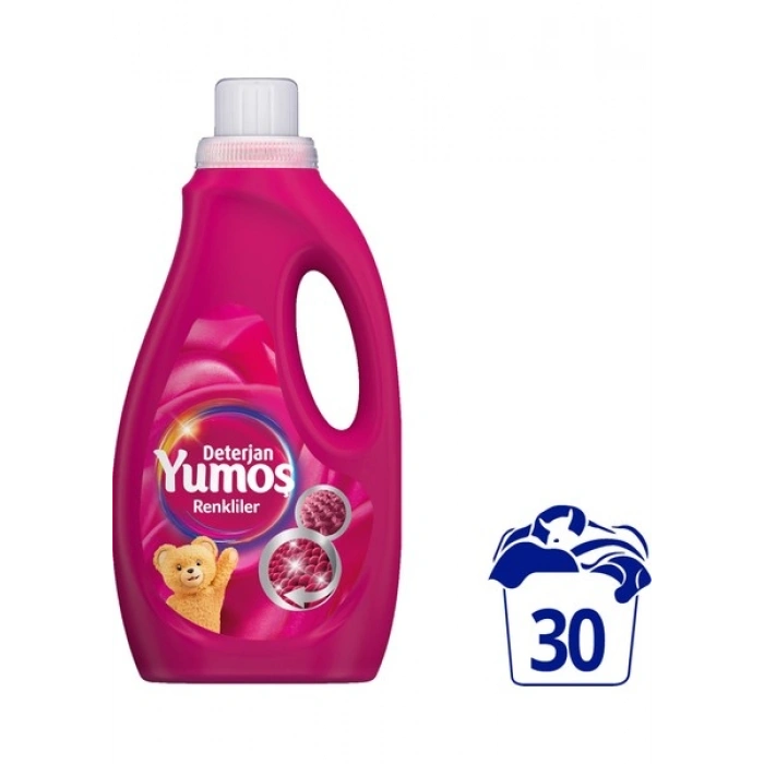 Yumoş Sıvı Bakım Deterjanı Renkli 30 Yıkama 1500 ml