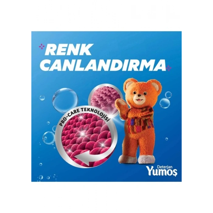 Yumoş Sıvı Bakım Deterjanı Renkli 30 Yıkama 1500 ml