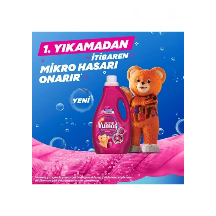 Yumoş Sıvı Bakım Deterjanı Renkli 50 Yıkama 2500 ml