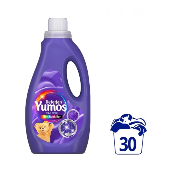 Yumoş Sıvı Bakım Deterjanı Tüm Renkler 30 Yıkama 1500 ml