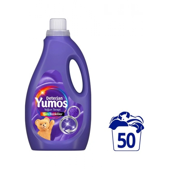 Yumoş Sıvı Bakım Deterjanı Tüm Renkler 50 Yıkama 2500 ml
