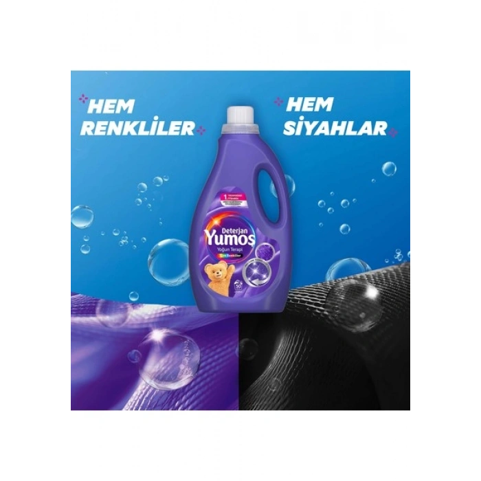 Yumoş Sıvı Bakım Deterjanı Tüm Renkler 50 Yıkama 2500 ml