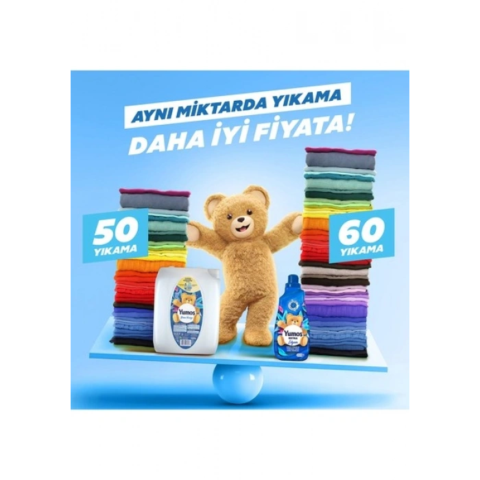 Yumoş Yumuşatıcı Hassas Ciltler İçin 3000 ml