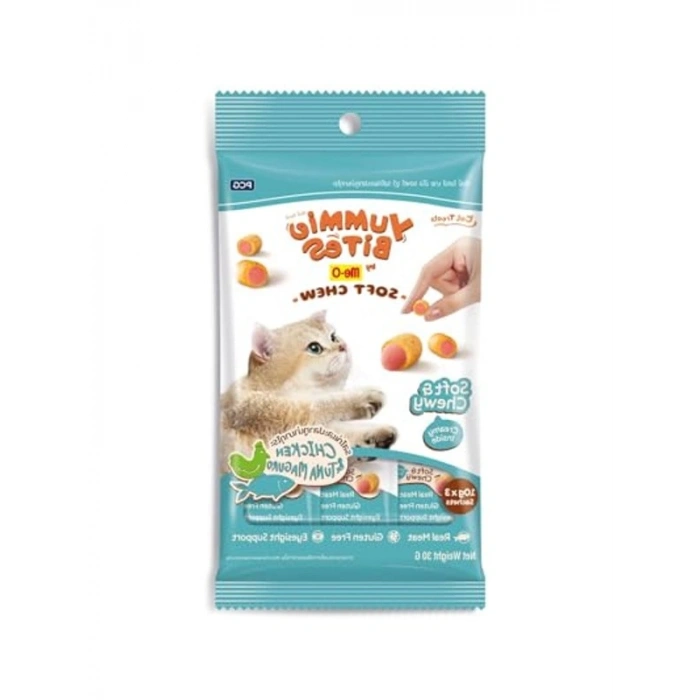 Yumuşak Çiğnenebilir Kedi Ödülü, Tavuk ve Orkinos Aromalı