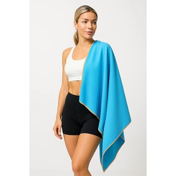 Yumuşak Dokulu Unisex Plaj Havlusu, 80x130 cm Boyutunda