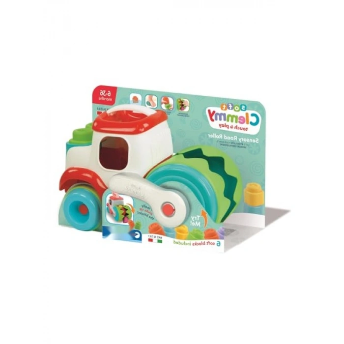 Yumuşak Duyusal Silindir Kamyon - Çocuklar İçin Eğlenceli Blok Seti