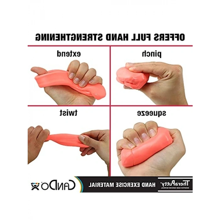 Yumuşak Egzersiz Macunu, Kırmızı Renk Seçeneği ile