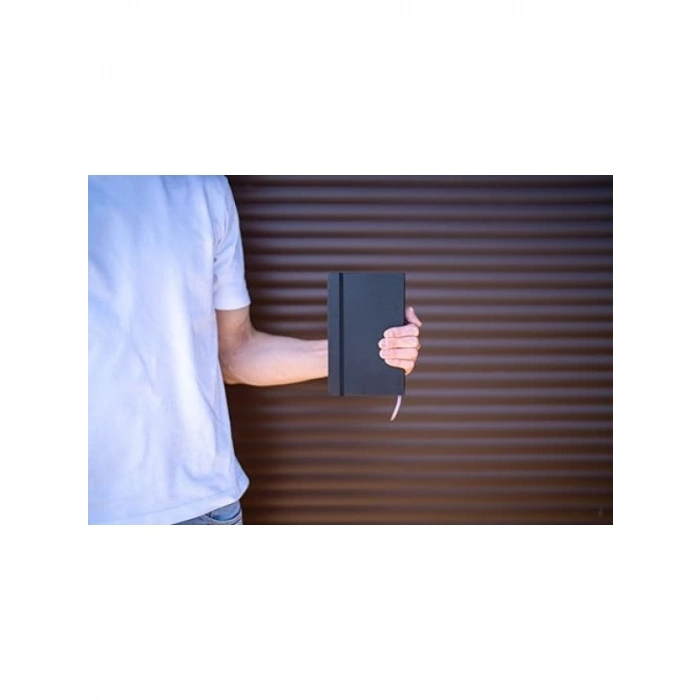 Yumuşak Kapaklı L Boy Defter - Siyah