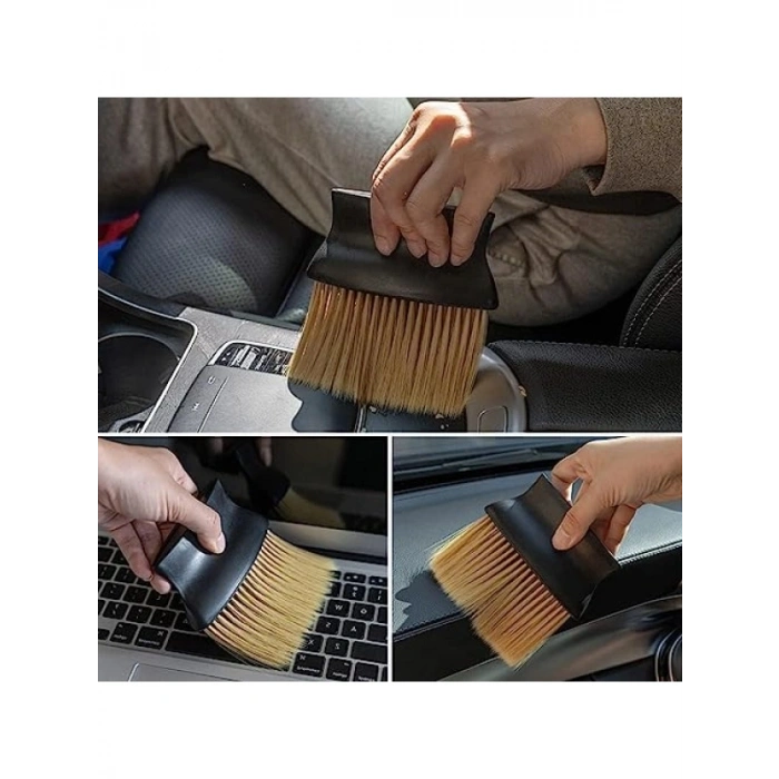 Yumuşak Kıllı Araç İçi Temizlik Fırçası - Mini Boy