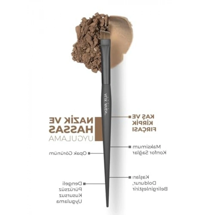 Yumuşak Kıllı Kaş ve Kirpik Fırçası