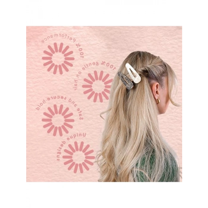 Yumuşak Malzemeden Saç Tokası - 2li Set