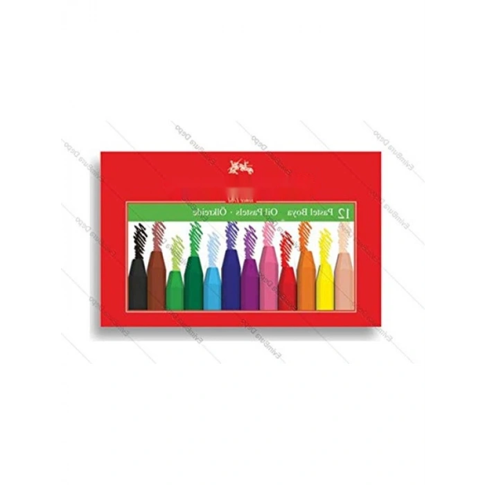 Yumuşak Pastel Boya Seti - 12 Renk, Rahat Kullanım