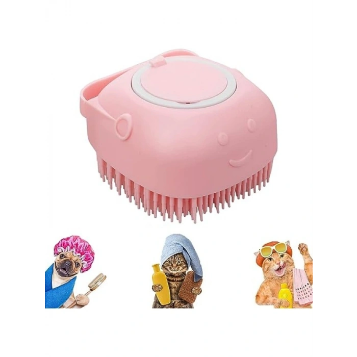 Yumuşak Silikon Evcil Hayvan Banyo Fırçası