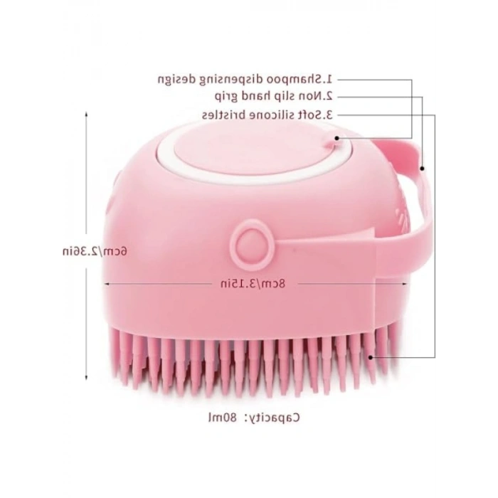 Yumuşak Silikon Evcil Hayvan Banyo Fırçası