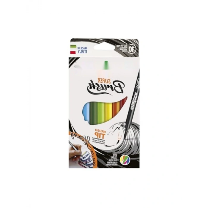 Yumuşak Uçlu Keçeli Boya Kalemi Seti - 10lu