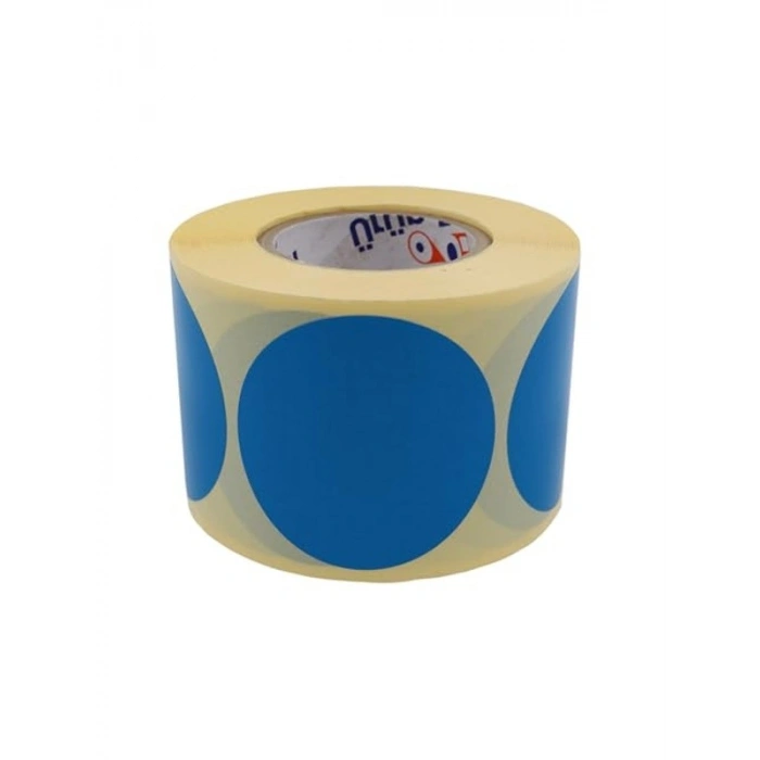 Yuvarlak 50mm x 50mm Çıkartma Etiket Seti, 500 Adet