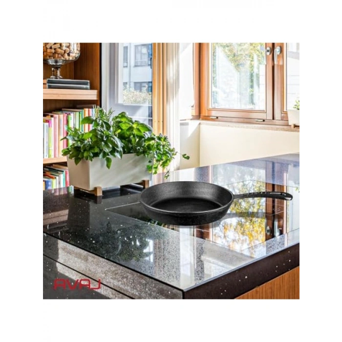 Yuvarlak Döküm Tava, 20 cm, Metal Yapı