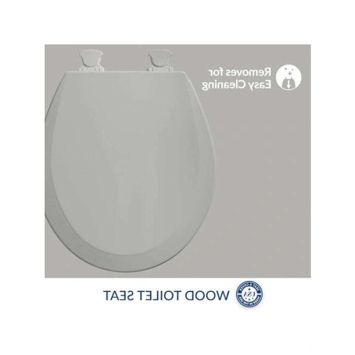 Yuvarlak Klozet Kapağı, Buz Grisi, Kolay Temizlenebilir