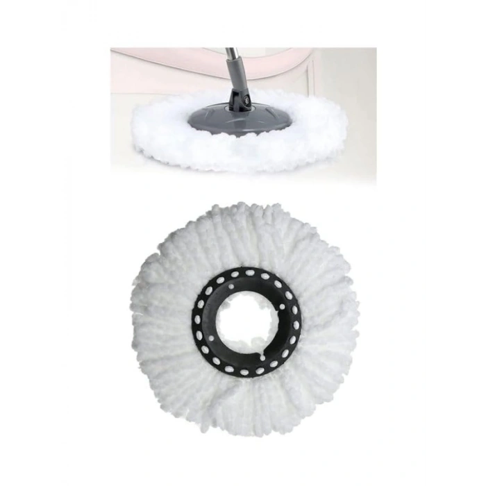 Yuvarlak Mop Yedek Başlık - Döner Başlıklı Paspas Yedeği