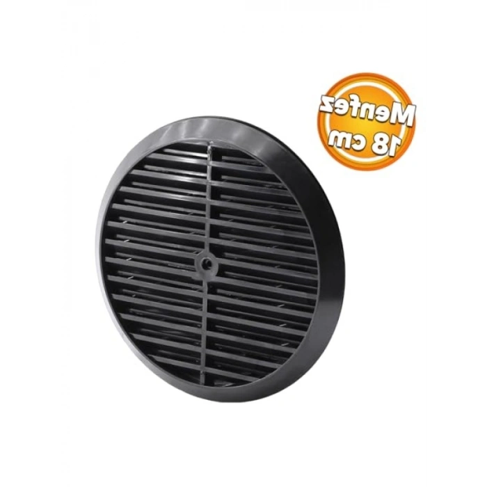 Yuvarlak Mutfak Cam Menfezi, 18 cm