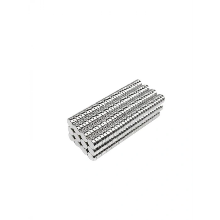 Yuvarlak Neodyum Mıknatıs Seti, 100 Adet, 7x2 mm