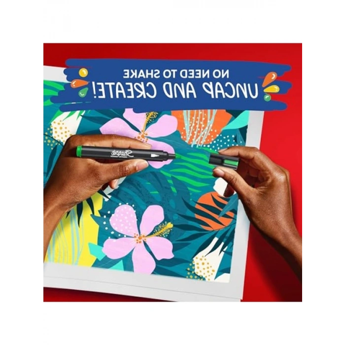 Yuvarlak Uçlu Akrilik Markör - Açık Gri