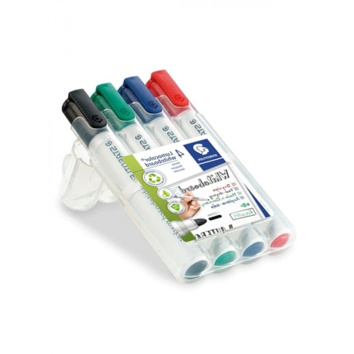 Yuvarlak Uçlu Beyaz Tahta Markör Seti - 4lü