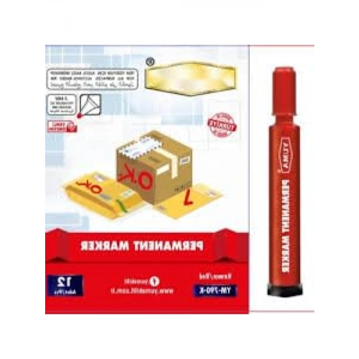 Yuvarlak Uçlu Koli Kalemi, 12 Adet Renk Seçeneği