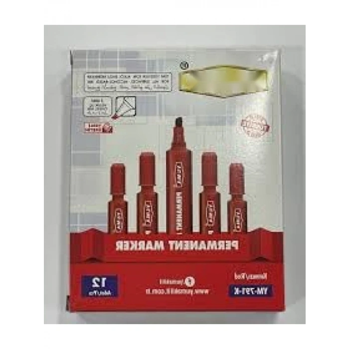 Yuvarlak Uçlu Koli Kalemi, 12 Adet Renk Seçeneği