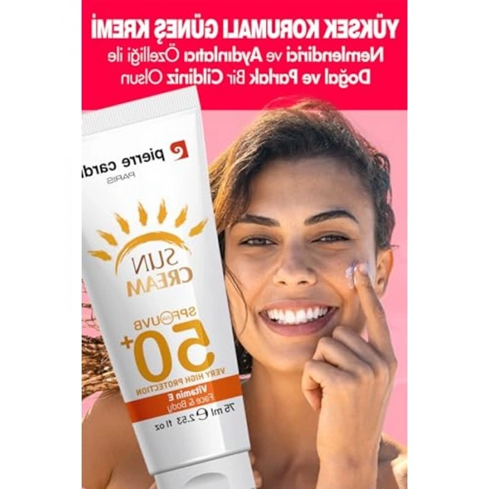 Yüz Güneş Kremi, SPF 50, 75 ml, Normal ve Kuru Ciltler İçin