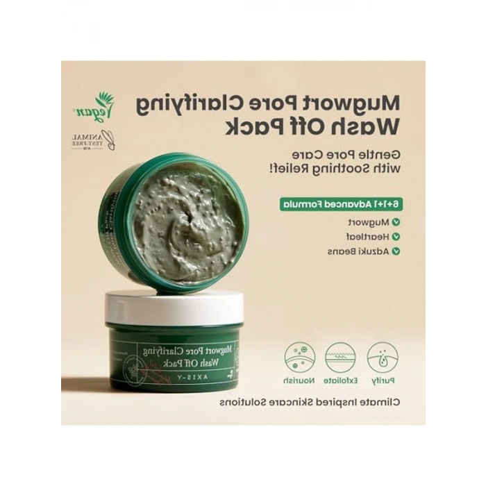 Yüz Maskesi 50ml, AXIS-Y Mugwort Pore Clarifying ile Cilt Bakımı